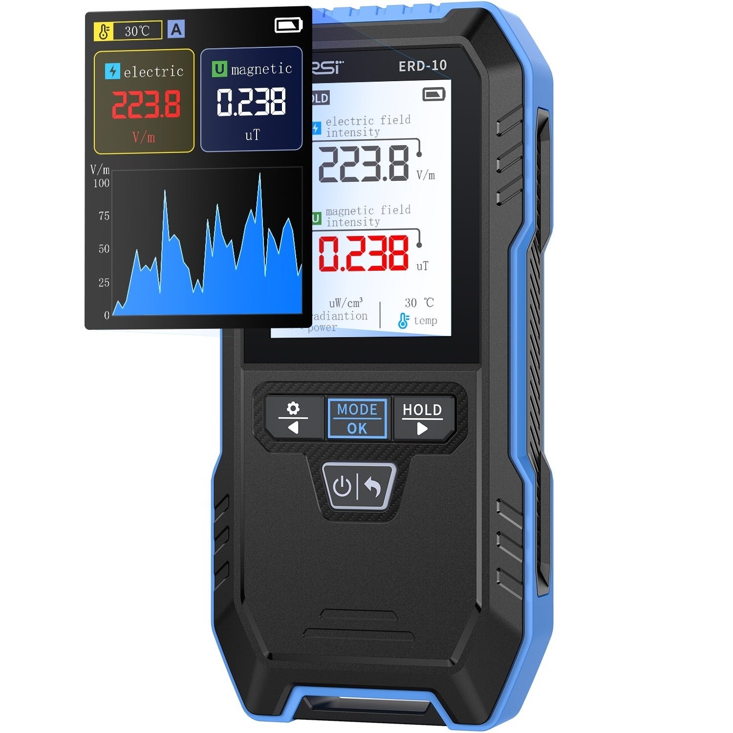 FNIRSI® ERD-10 4-IN-1 Electromagnetic Radiation Detector